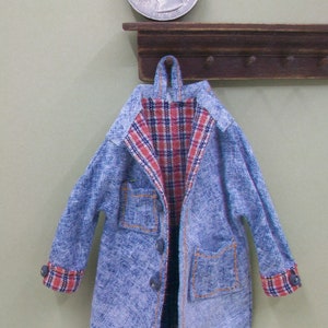 Miniature Work Jacket  1:12 scale