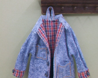 Miniature Work Jacket  1:12 scale