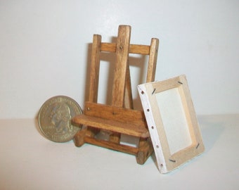 Mini Table Top Easel  1:12 Scale