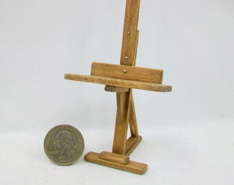 Miniature Artist Easel  1:12 Scale