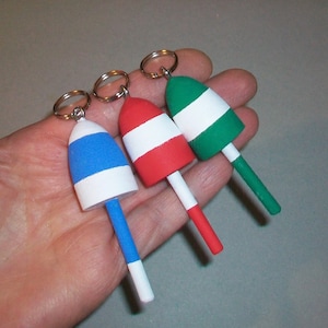 Key Ring Lobster Buoys - set of 3