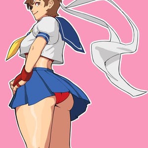 Sakura in high heels
