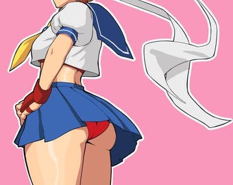 Sakura in high heels