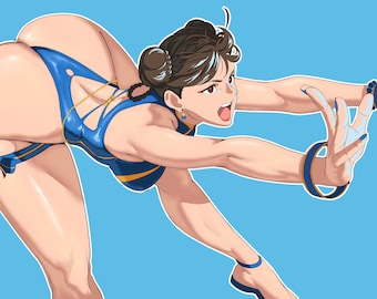 Chun-li Kikoken sticker