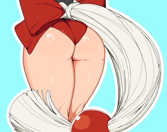 Mai Shiranui Butt sticker - Street Fighter Peaches series