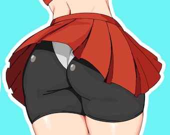 Karin Kanzuki Butt sticker - Street Fighter Peaches series