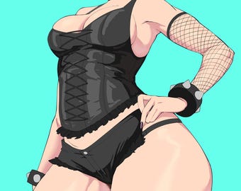 Goth Chun-li Sticker