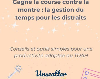 Time Management Guide, ADHD Strategies (Digital Download)