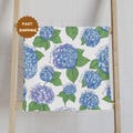 Subtle F*ck Trump Hand Towel, Hydrangeas Kitchen Towel, Anti Trump Tea Towel, Political Home Decor, FDT 4687, Democrat Mom Gift For Gardener