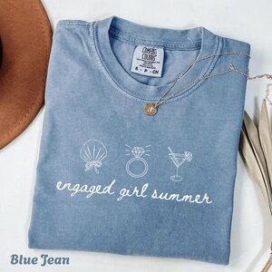 Engaged Girl Summer Comfort Colors Shirt, Future Mrs T-shirt for Bride To Be, Wedding Engagement Gift for Fiancee, Bach Beach Party Tee