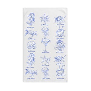 Subtle F*ck Trump Hand Towel, Summer Kitchen Towel, Anti Trump Tea Towel, Funny Political Home Decor, FDT 4687, Democrat Friend Mom Gift