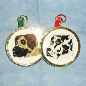 Great Dane Cross Stitch Ornament