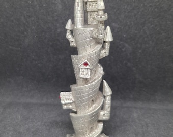 Castillo de peltre Rawcliffe vintage de 1990 con un toque especial: Ral Partha