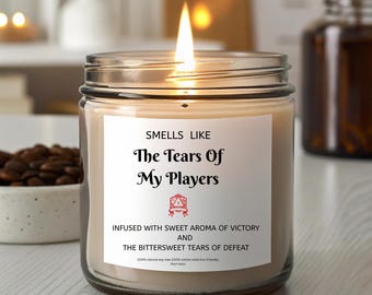 Dungeon Master Gift Funny DnD Candle, Nerdy Gamer Gift, Tears of My Players Candle for DM, Christmas or Birthday