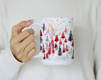 Christmas Decor  Mug,Holiday Coffee Cup Gift,Festive Tea Mug,Nutcracker Mug,Christmas Stocking Stuffer,Holiday Coffee Cup Gift(11oz,15oz)