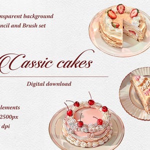 Paquet temporaire d'illustrations en pastel vintage