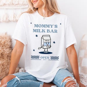 Breastfeeding tee, Pumping Tee, Mommy's Milk Bar Milk Unisex T-Shirt - Funny Breastfeeding Tee, Mom Life Shirt, Nursing Mama Top