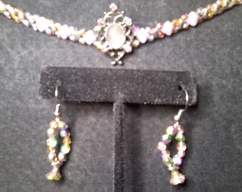 Princess of Victoria earring and choker  necklace set.