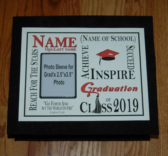 Graduation Memory Box PERSONALIZED With Name/school Etsy