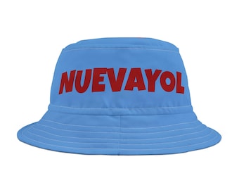 NuevaYol, Puerto Rico Bucket Hat. Boricua möter Big Apple Street Style