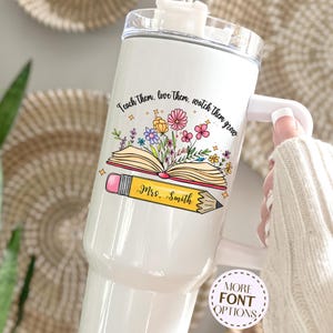 Teacher Appreciation Gift Bulk, Personalized Teacher 40oz Tumbler, Teacher Gift, Teacher Week, Back to School Gift, Thank You Gift Teacher