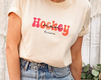 Custom Hockey Mom Shirt: Personalized Hockey Gift