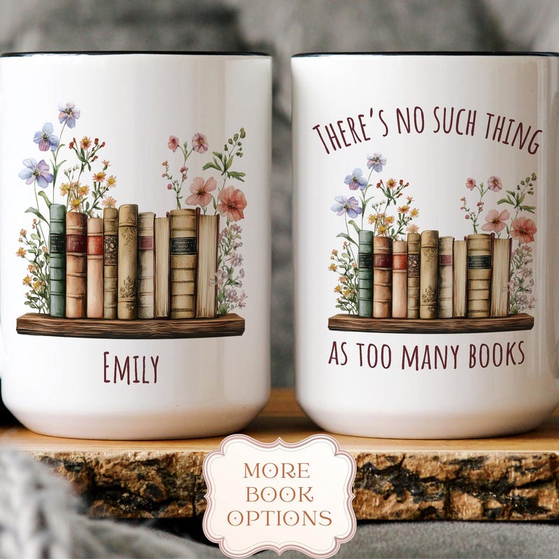 Book Mugs for Book Lovers - Etsy