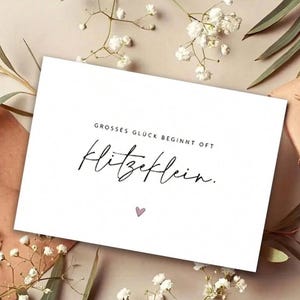 Postal con refranes, tarjeta con dicho baby shower, postales, sobre, regalo para novia, amor, nacimiento, embarazo, mamá, futura mamá