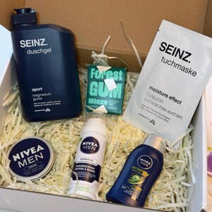 Gift set for him Gift set for men Friend Boyfriend care set Nivea Seinz gift wellness shower gel feel-good set Men gift box