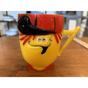 ビンテージ Pillsbury Funny Face Lefty Lemon Vintage Lefty Lemon Funny Face Plastic Mug Pillsbury