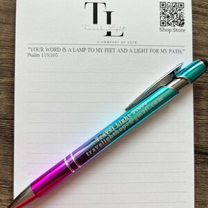 Shopping List Notepad with Travel Light Pen - 40 Sheets