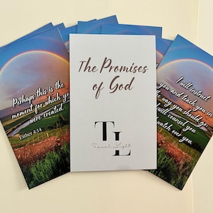 Collezione di carte bibliche "Le promesse di Dio", confezione da 10