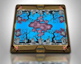 Duelist Kingdom MD Zombie 2 Player Playmat Genesys Classic zone layout