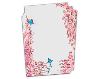 Border Sleeves Oversleeves Cherry Blossom Flower Demon Slayer