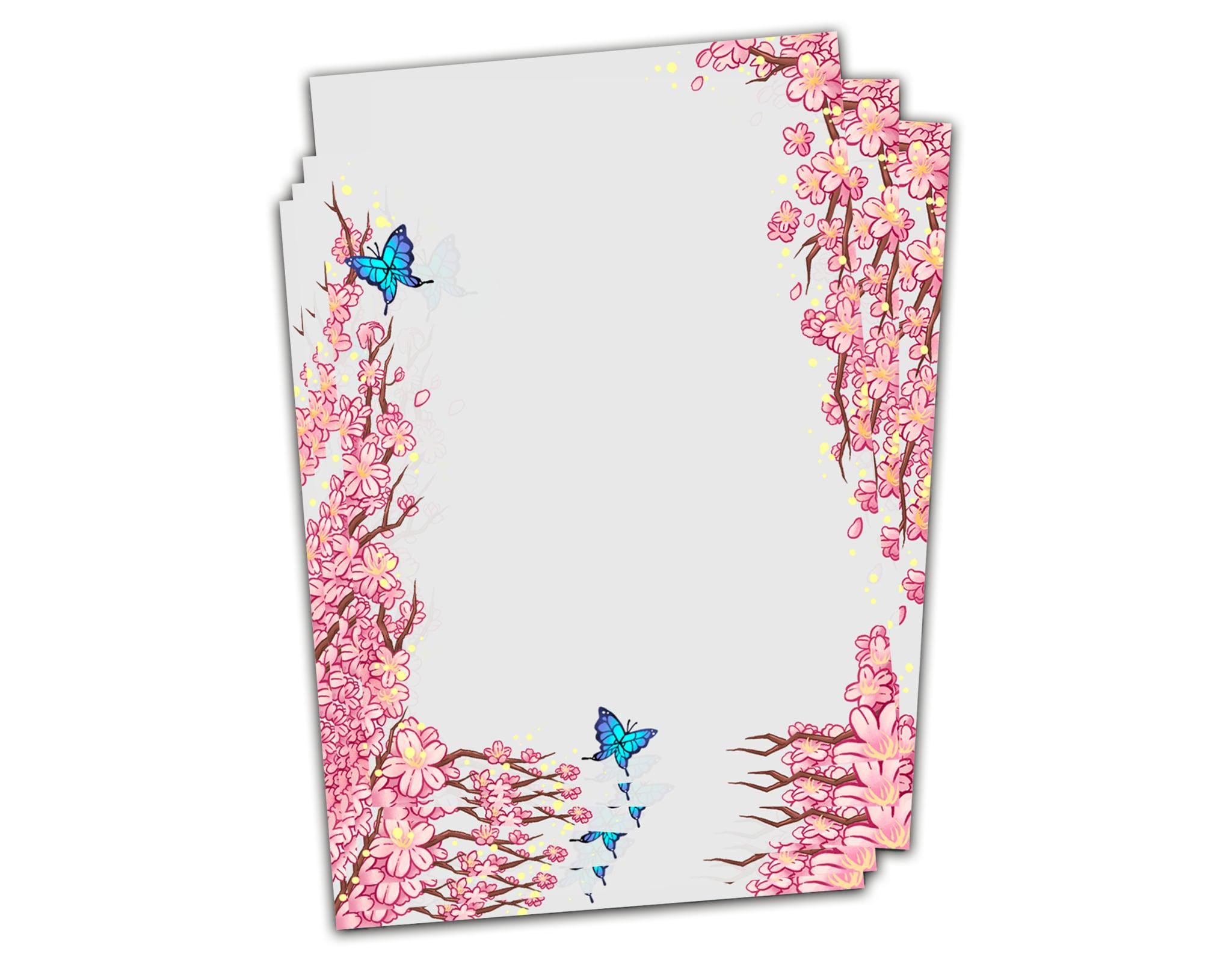 Border Sleeves Oversleeves Cherry Blossom Flower Demon Slayer