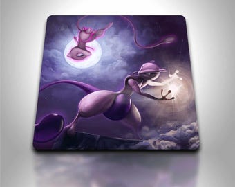 Mewtwo & Mew 2 Player Playmat