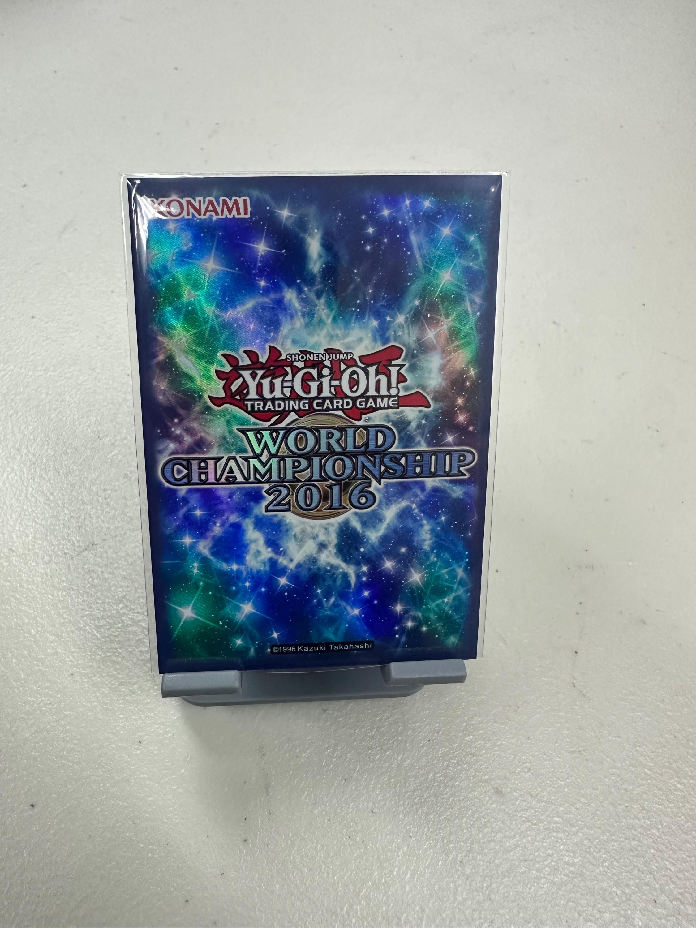 yugioh world championship card sleeves Yu-Gi-Oh! Legendary (70 sleeves per pack) Featuring the artwork of the World Championship 2013 prize card Offical Yugioh World Championship Qualifier