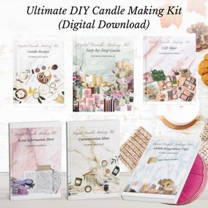 DIY Candle Making Kit with Step-by-Step Guide | Downloadable Candle-Making Instructions & Customization Tips