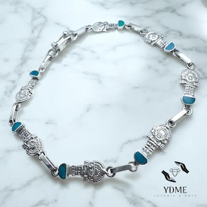 Bracelet Tumi Inca Cusco Bijoux Pérou Argent 950