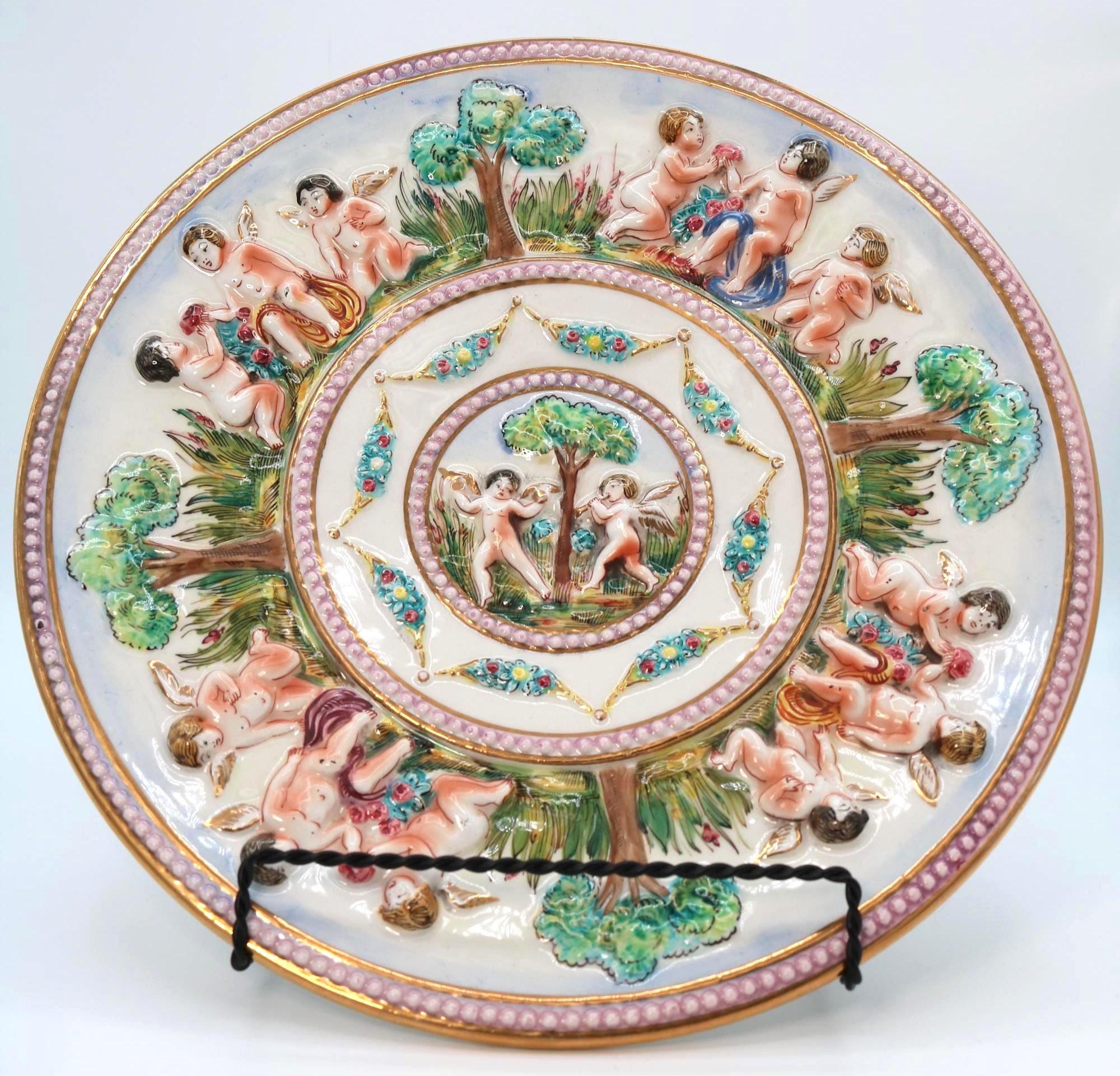 Capodimonte plate - Etsy 日本