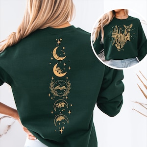 Ollivanders Wand Shop Sweatshirt, Wizard Book Shop Hoodie, Witchery Castle Sweater, AGA073