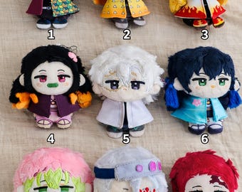 Bambola di cotone, adorabile portachiavi con personaggio di peluche - Ciondolo in peluche morbido da 12 cm, mini ciondolo per borsa di peluche, grazioso regalo da collezione