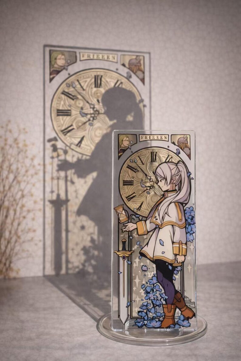 Cute Magic Array Acrylic Standee – Fantasy Character Desktop Decoration, 15 cm Acrylic Standing Sign image 3