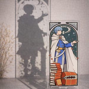 Cute Magic Array Acrylic Standee – Fantasy Character Desktop Decoration, 15 cm Acrylic Standing Sign image 4
