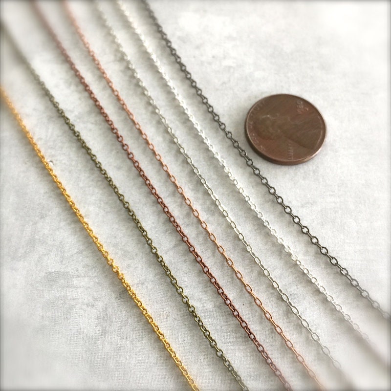 Necklace Chains - Assorted Lengths and Colors - by Bullseyebeads