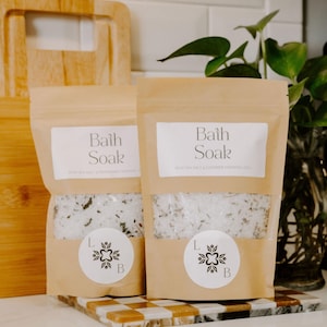 Bath Soak | Dead Sea Salt Soak | Aromatherapy Bath Salts |Essential Oil Bath Salts |Relaxing Bath Salt |Bath Salt Gift | Gift Gift For Woman