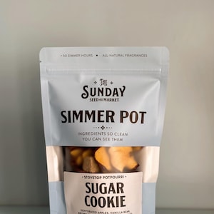 Garnek do gotowania ciasteczek cukrowych | Potpourri na kuchence z jabłkami, cynamonem, wanilią i szyszkami