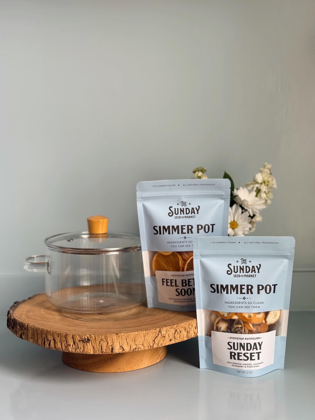 Glass Simmer Pot Bundle | Stovetop Potpourri, All Natural Home ...