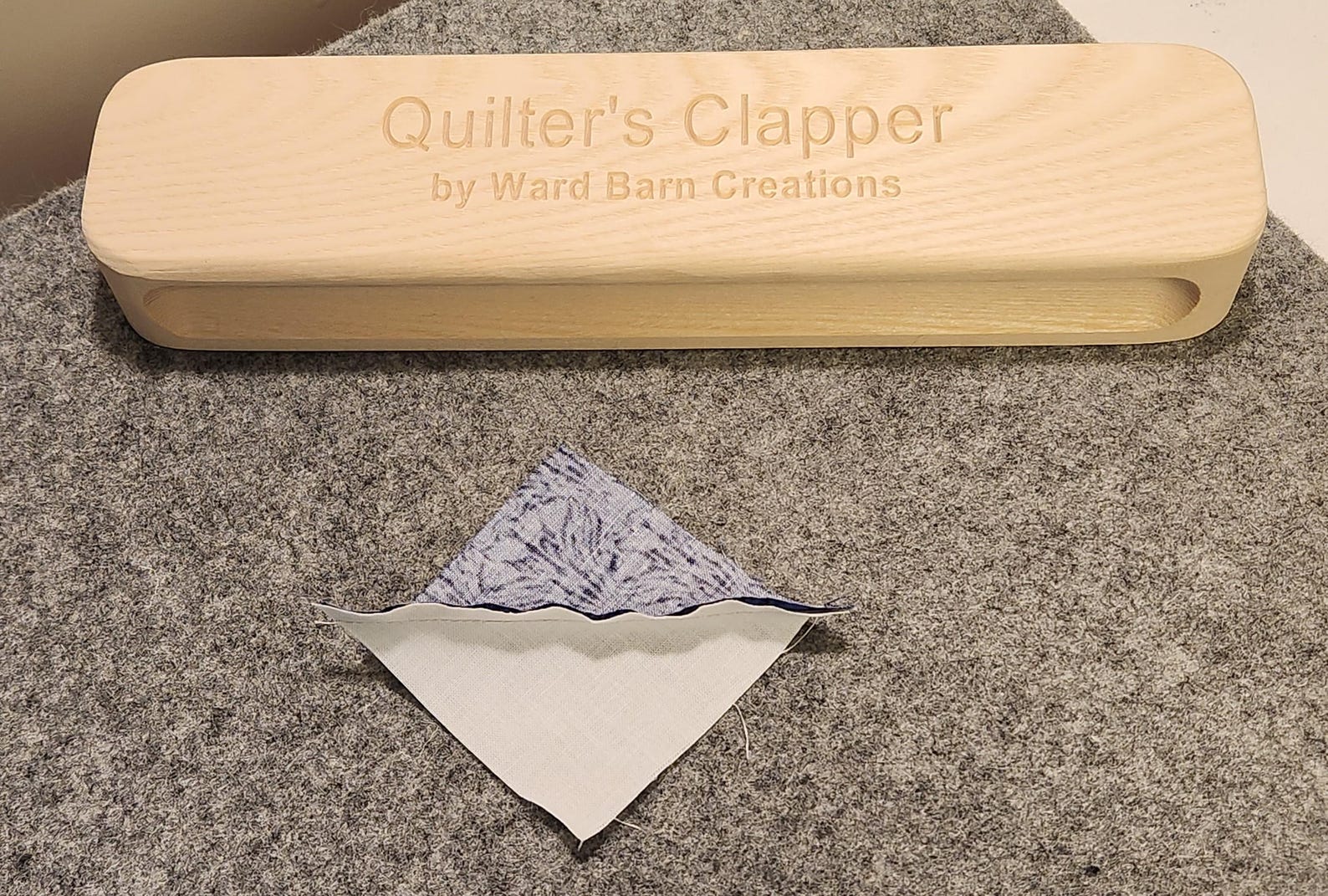 Ash Quilter's Clapper: Flat Seam Tool - Etsy
