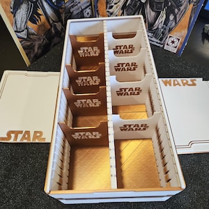 SW Card Box - Legion, X-Wing, Armada, Unlimited, el juego de cartas y más